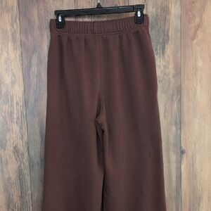 No Boundaries Wide Leg Women's Brown Sweat Pants XS